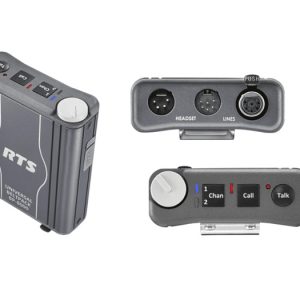 RTS BP6000 A4M Dual-Channel Universal Beltpack / A4M Headset Jack / Auto-Sensing 2-Channel