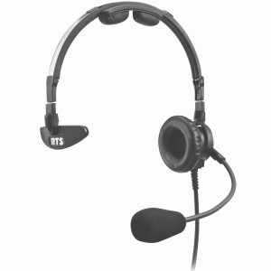 RTS LH-300-DM-A4F Single Sided Headset Microphone with A4F Connector