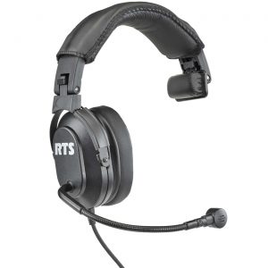 RTS HRF-1 A4F Single Ear Headset With Dynamic Boom Microphone XLR 4-pin female Connector