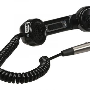 RTS HS-6A (Black) Telephone-Style Handset / Dynamic Earphone / Push-to-Talk Switch