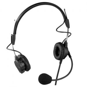 RTS PH-44 Dual-Sided Lightweight Headset / Noise-Canceling Gooseneck Mic / 6 ft / A4F