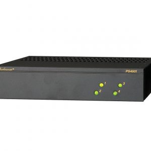 RTS PS-4001 4-Channel 24VDC 2A Switching Power Supply Half-Width 1RU Rackmount / Balanced / Unbalanced XLR