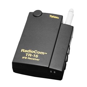 RTS TR-16 Wireless IFB 16-Channel Talent Receiver / 3.5mm Earphone / EDR / HF Boost / 20hr Battery