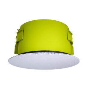 Soundtube CM62-BGM-II-WH 6.5 inch In-Ceiling Background Music Speaker with White Seamless Magnetic Grille