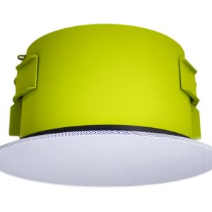 Soundtube IPD-CM62-BGM-II-WH 6 inch IP-Addressable/Dante-Enabled In-Ceiling Speaker with Seamless Magnetic White Grille