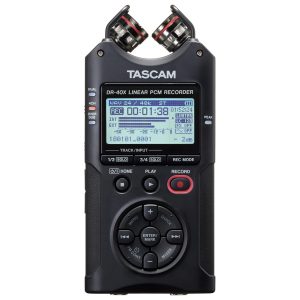 TASCAM DR-40X Four Track Digital Audio Recorder and USB Audio Interface