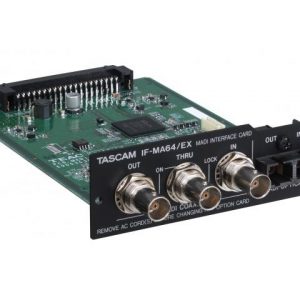 TASCAM IF-MA64/EX 64-Ch MADI Optical/Coax/Redundant I/O card for DA-6400
