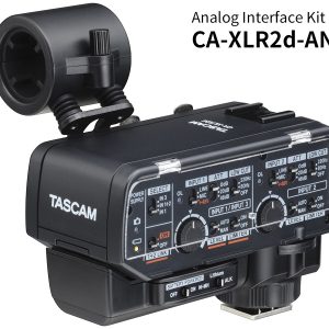 TASCAM CA-XLR2D-AN XLR Mic Adapter Analog 2 XLR/TRS Inputs / 3.5mm Input / 48V Phantom / 96kHz