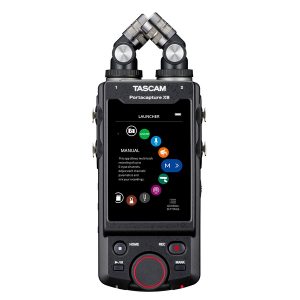 TASCAM PORTACAPTURE X8 8-Channel 32-bit Float Portable Audio Recorder / Detachable Mics / USB Interface