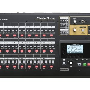 TASCAM STUDIOBRIDGE 24-Track Recorder / 24-IN 24-OUT USB Audio Interface / MIDI / SDXC