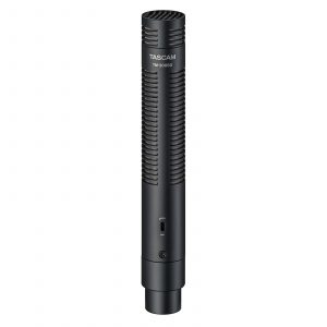 TASCAM TM-200SG Compact Shotgun Microphone / Super-Cardioid Pattern / Low-Cut Filter / 48V Phantom