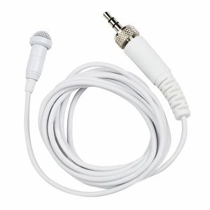 TASCAM TM-10LW Lavalier Microphone/White/50 Hz-18000 Hz/100 Ohms