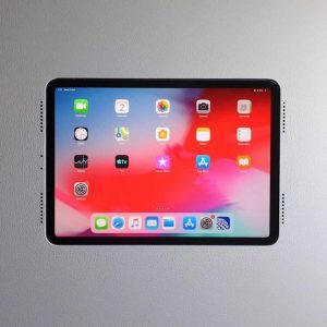 Wall-Smart 002-1-370-WG iPad Air 4/5 / iPad Pro 11 3/4 Recessed Wall Adapter POE to USB Grills