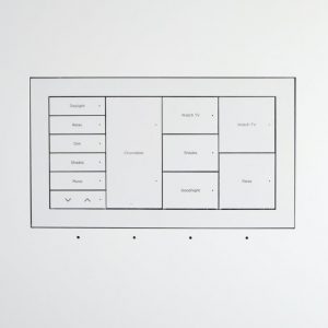 Wall-Smart 007-1NA36 In-Wall Flush Mount Adapter / 4-Gang Faceplate / Paintable / 1/2" Drywall