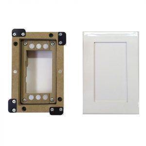 Wall-Smart 012-1-829-WH Retrofit Mount for TSW-570/P (White)