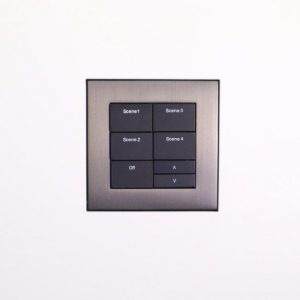 Wall-Smart 026-1NA25 In-Wall Flush Mount Adapter / Depth Calibration / Paintable / Removable Keypad