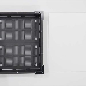 Wall-Smart 083-1-967 In-Wall Retrofit L Adapter / Nearly Flush 4mm Cover / Magnetic Cover / Fits 410x335x84mm