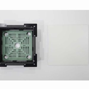 Wall-Smart 083-1-982 Nearly Flush In-Wall Adapter / Magnetic Cover / Holds Devices up to 174x174x44mm