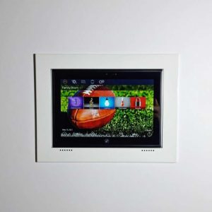 Wall-Smart 032-1-773-WH Flush Retrofit Wall Adapter / Bezel 4mm On-Wall / TKP-8600 Compatible / White