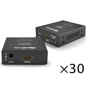 WyreStorm EX-40-G3 Case Qty (30) 40m/131ft 1080p HDMI Extender TX/RX over Cat6 PoC / IR / Slim 21mm