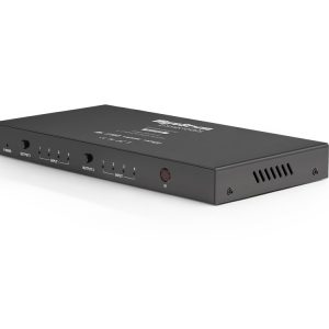 WyreStorm EXP-MX-0402-H2 Essentials 4K HDR 4 Input 2 Scaling Output HDMI Matrix Switcher with ARC/Analog/Digital Audio De-Embed