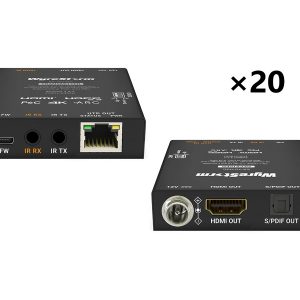 WyreStorm EX-70-H2C Case Qty (20) 70m HDMI 2.0 4K@60Hz 4:4:4 Extender / IR Passthrough / EDID Management / Bi-Directional PoC / ARC