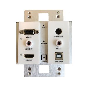 ZeeVee ZYPERUHD-WE HDMI 2.0 and VGA Input Wallplate Encoder with IP Streaming via Gbit/Copper