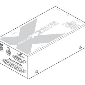 Adder X2-DA-SILVER-US KVM/RS232 Dual Access Extender (Transmitter/Receiver) up to 300m (1000ft)