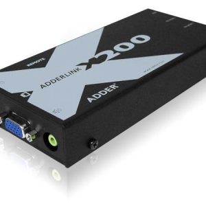 Adder X200AS/R-US KVM/USB Extender (Receiver) with Audio and Speaker connectors up to 300m/1000ft