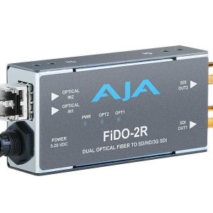 AJA FiDO-2R-MM 2-Channel Multi-Mode LC Fiber to 3G-SDI (Receiver)