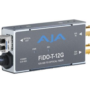 AJA FiDO-T-12G 1-Channel 12G-SDI to Single-Mode LC Fiber Extender (Transmitter)