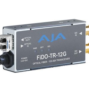 AJA FiDO-TR-12G 1-Channel 12G-SDI/LC Single-Mode LC Fiber Transceiver
