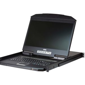 Aten CL3108NX 8-Port PS/2-USB VGA Single Rail WideScreen LCD KVM Switch