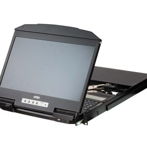 Aten CL3884NW 4-Port USB HDMI Multi-View Dual Rail WideScreen LCD KVM Switch