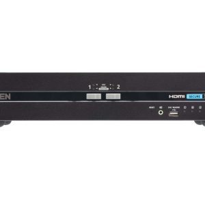 Aten CS1142H4C 2-Port USB HDMI Dual Display Secure KVM Switch with CAC (PSD PP v4.0 Compliant)
