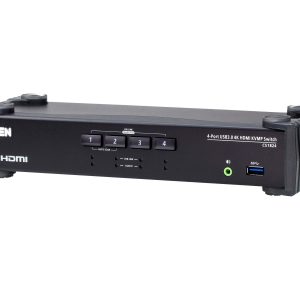 Aten CS1824 4-Port USB 3.0 4K HDMI KVMP Switch with Audio Mixer Mode
