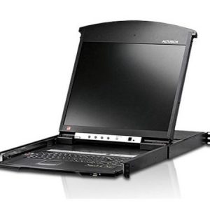 Aten KL1508AiN 8-Port Cat 5 Dual Rail 19in LCD KVM Over the Net Switch