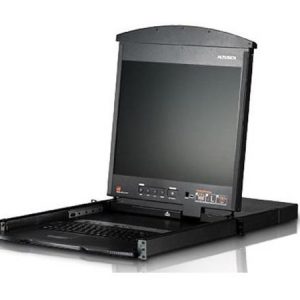 Aten KL1508AM 8-Port Cat 5 Dual Rail 17in LCD KVM Switch