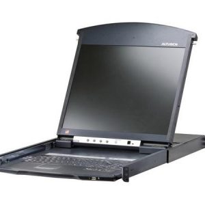 Aten KL1516AiN 16-Port 19in Dual Rail CAT5 LCD KVM Over the Net
