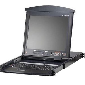 Aten KL1516ANUKit 16-Port CAT5 Dual Rail LCD KVM Switcher