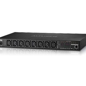 Aten PE6108G 15A/10A 8-Outlet 1U Metered and Switched eco PDU/IEC C13