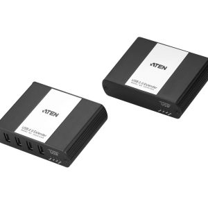 Aten UEH4102 4-Port USB 2.0 Cat 5 Extender (Transmitter/Receiver) Kit over LAN