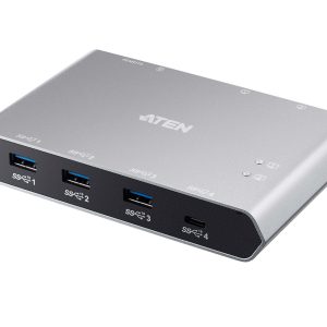 Aten US3342 2-Port USB-C Gen 2 Sharing Switch with Power Pass-through
