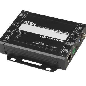 Aten VE2812AT HDMI and VGA HDBaseT Transmitter with POH (4K@100m/HDBaseT Class A/PoH PD)