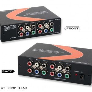 Atlona AT-COMP-13AD 1X3 Component Video W/Audio Distribution Amplifier
