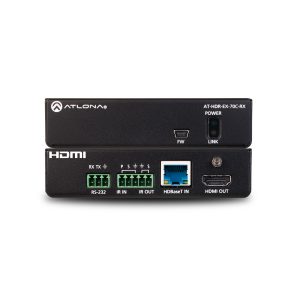 Atlona AT-HDR-EX-70C-RX HDBaseT Receiver 4K/60 4:4:4 HDR10/HLG/Dolby Vision / RS-232/IR / PoE / 130ft