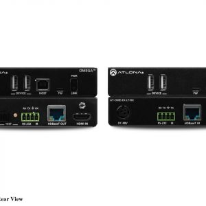 Atlona AT-OME-EX-KIT-LT Omega 4K/UHD HDMI Over HDBaseT Extender (Transmitter/Receiver) Kit with USB