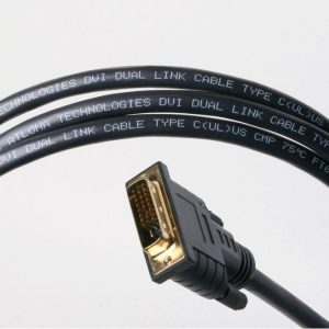 Atlona ATP-14009-2 6.6ft (2m) Plenum DVI Dual Link Male/Male Cable