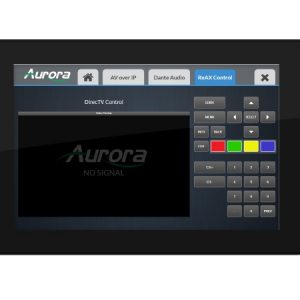 Aurora Multimedia RXT-10VS-B 10.1 inch VESA Mount ReAX Touch Panel Control System with Ethernet and WiFi (Black)