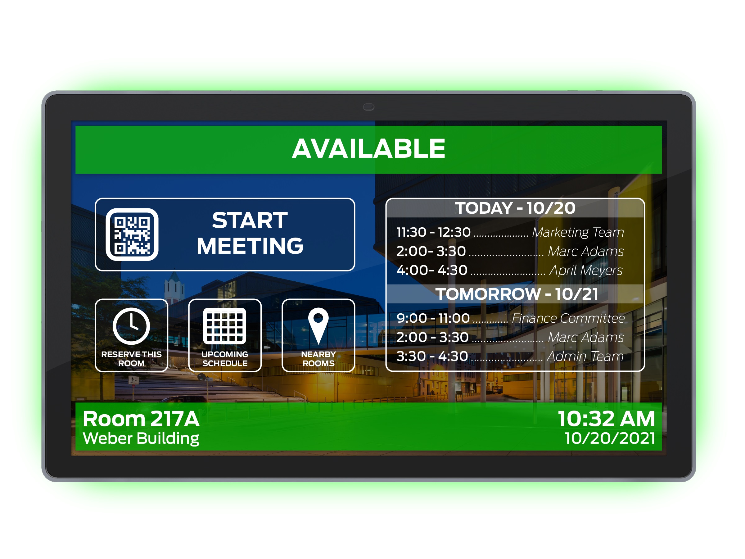 Aurora Multimedia RXT-8WM-B 8 inch In-Wall ReAX Touch Panel Control System with Serial/Relay/I/O/IR and Ethernet Control Ports